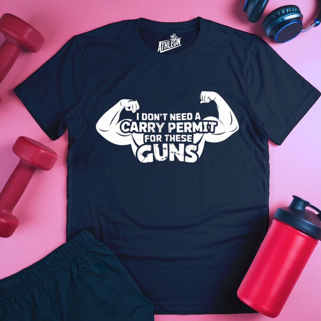 No Permit for these Guns T-Shirt