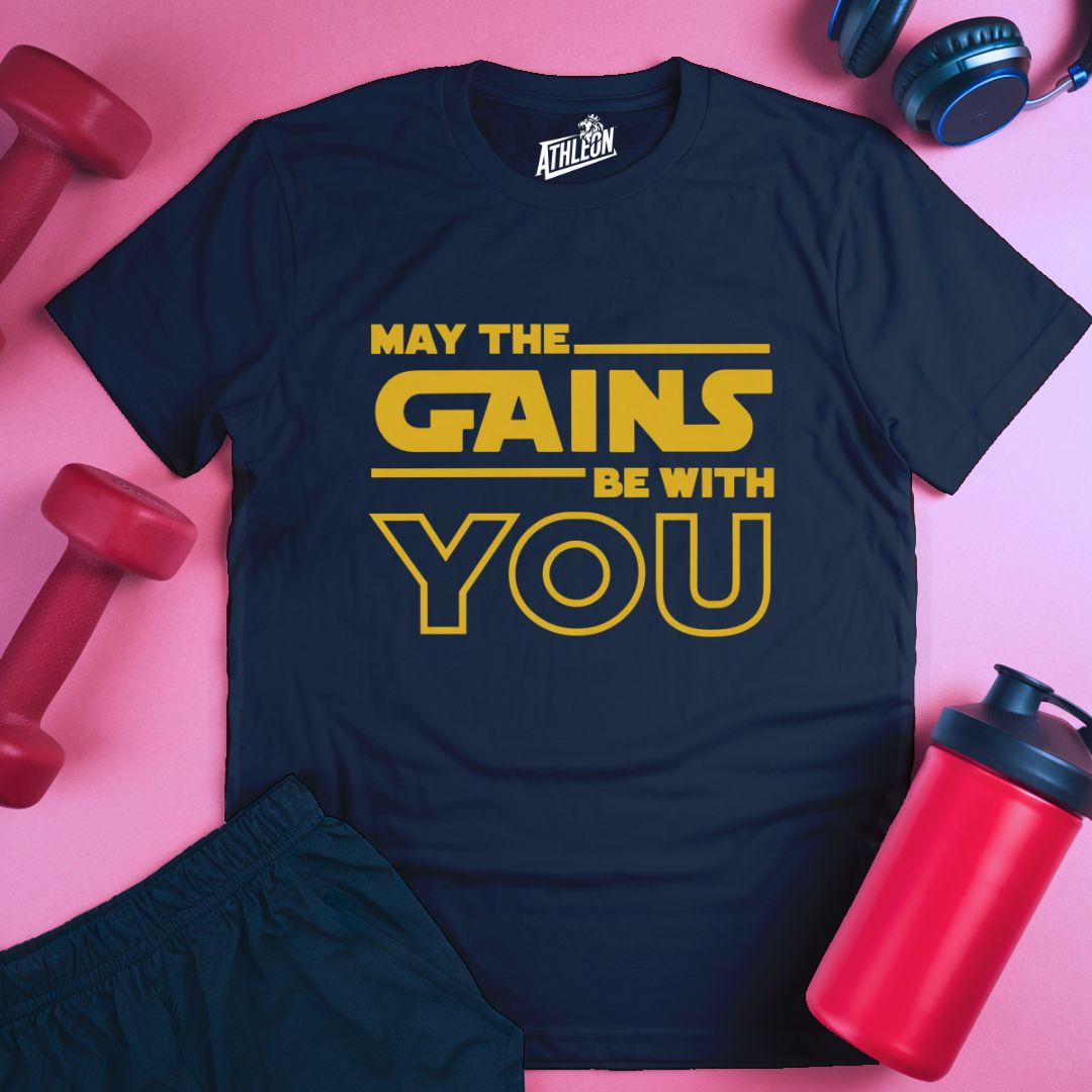 May The Gains Be With You T-Shirt