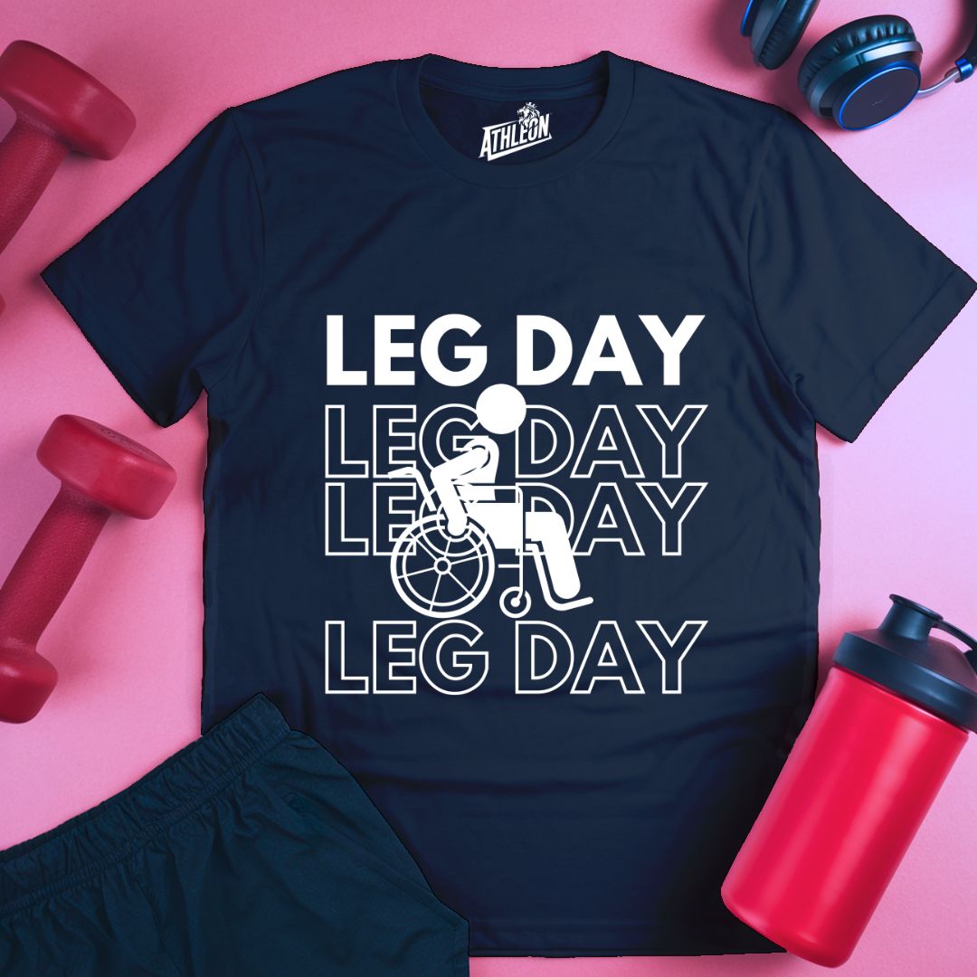 Leg Day Wheelchair T-Shirt