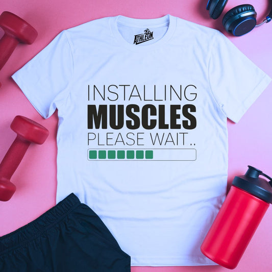 Installing Muscle T-Shirt